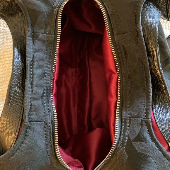 Coach Black Signature Canvas and Leather Madison Hobo Bag - Picture 9 of 15